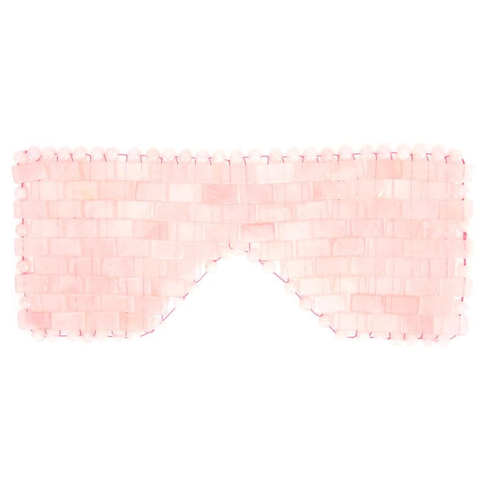 Masque pour les yeux en pierre de jade rafraîchissant pour dormir Masque pour les yeux de thérapie par le froid Masseur de traitement pour les yeux Améthyste white
