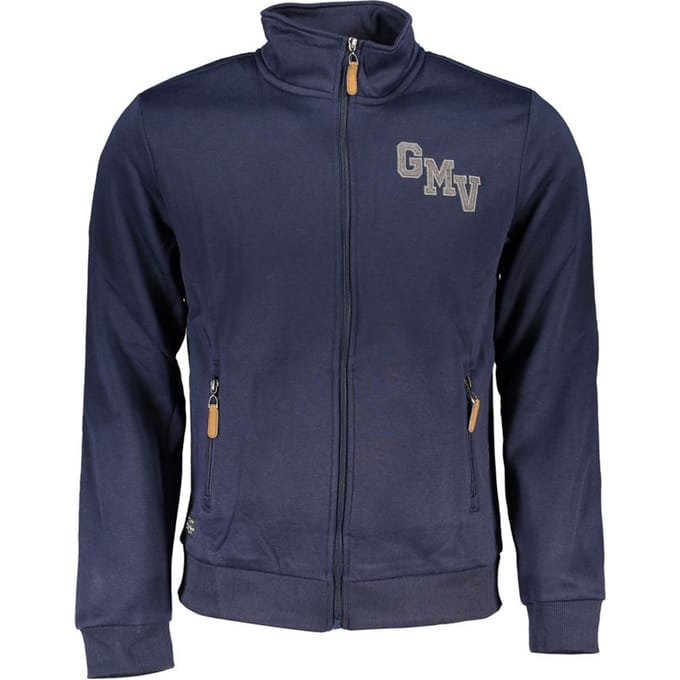 Gianmarco Venturi Blauw Polyester Heren Sweatshirt
