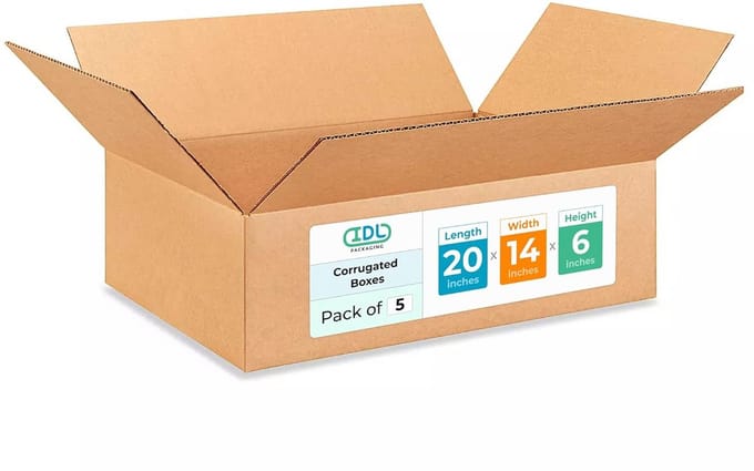 Verhuisdozen Medium - Stevige dozen - Verhuizen en opslag - Professionele kwaliteit karton - 50x35x15 cm - Bruin