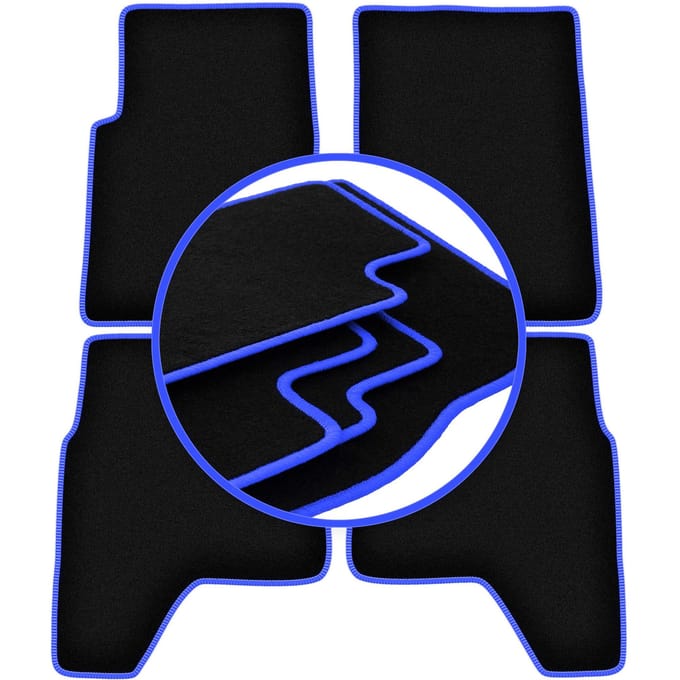 CARLUX-BLUE automatten voor: Hyundai Galloper off-road (1991-2003)