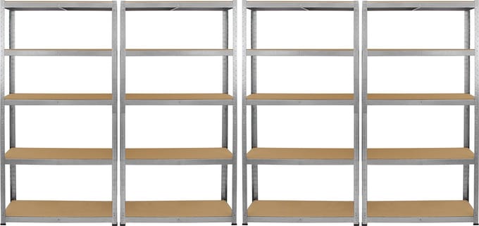 Galwix stellingkasten - verzinkt - 90x180x30cm - boutloos