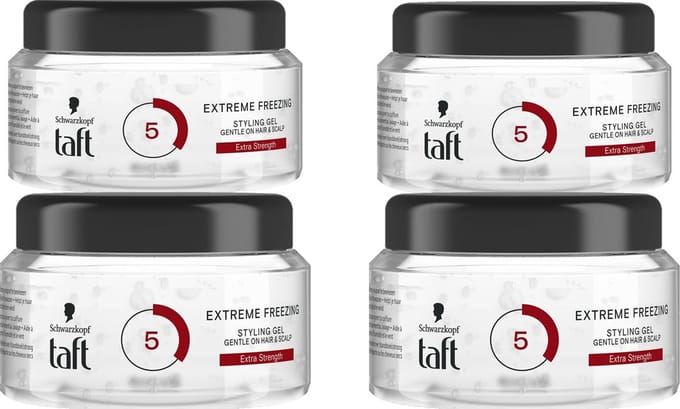 Taft Gel - Extreme Freezing - 4 x 250 ml