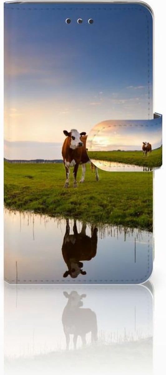 Nokia 7 Telefoonhoesje met Pasjes Koe