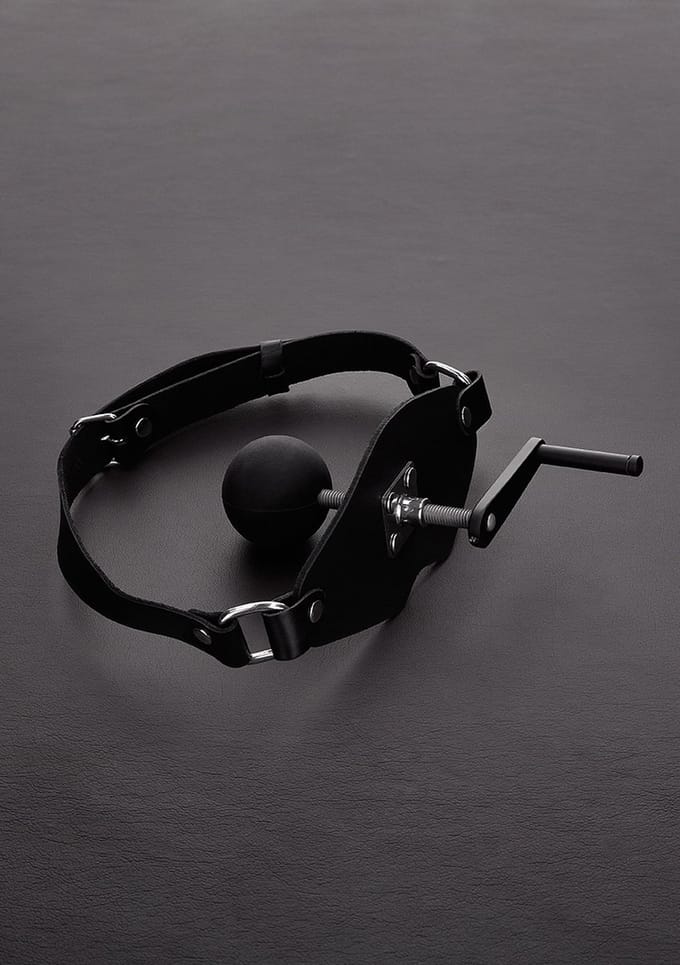 Shots - Steel Killer Mouth Gag black