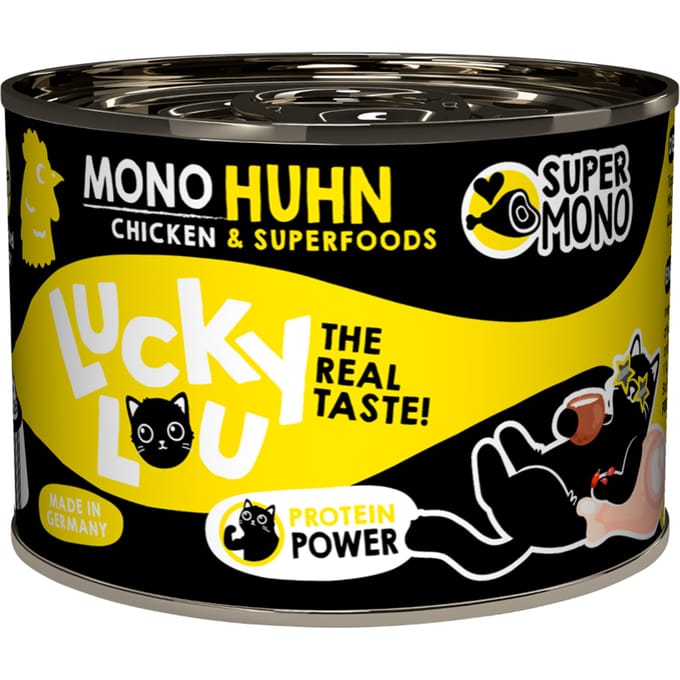 Lucky Lou SuperMono² voordeelverpakking 6 x 200 g - Kip