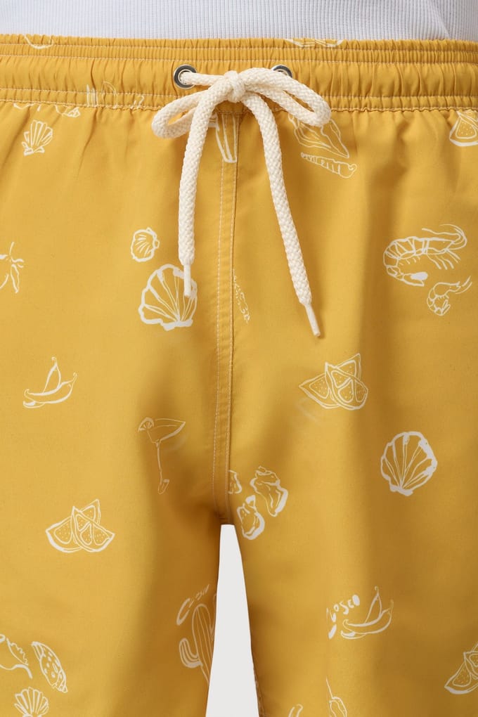 Closed Swim Shorts Mango Yellow Größe: S | Badehosen Outlet | Herren | Gelb