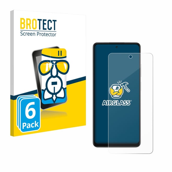 Screenprotector 6 Stuks voor Oppo A5x Beschermglas transparant