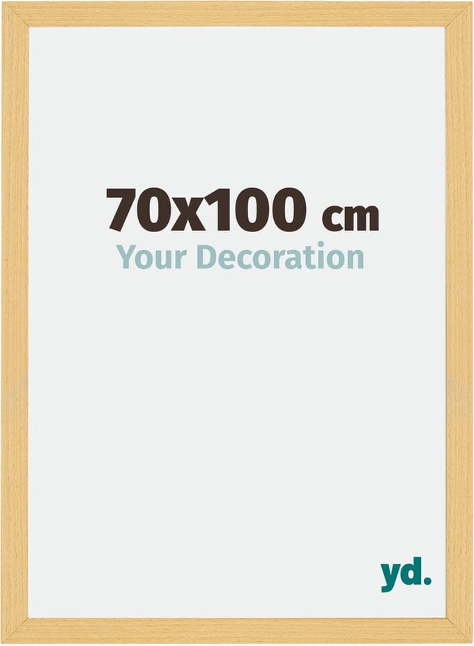 Your Decoration - Fotolijst 70x100 cm - MDF - Beuken Decor - Mura
