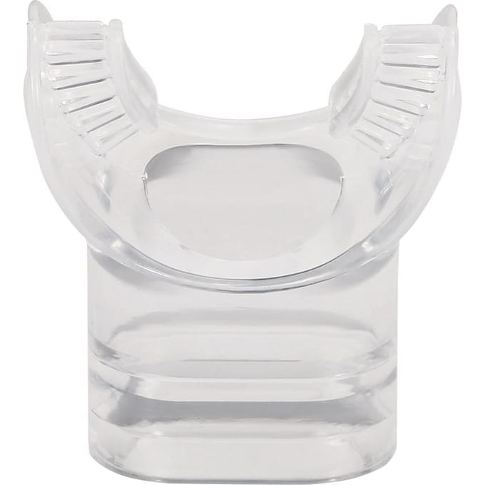 Lot de 2 embouts de tuba de remplacement en silicone Transparent white