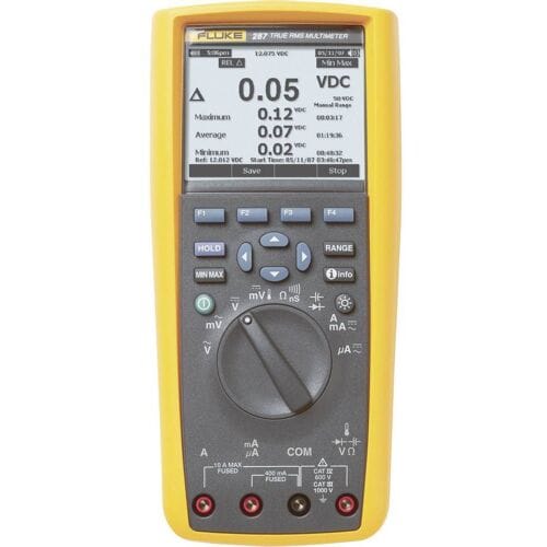 Fluke 287/FVF/EUR Multimeter Digitaal Grafisch display, Datalogger CAT III 1000 V, CAT IV 600 V Weergave (counts): 50000