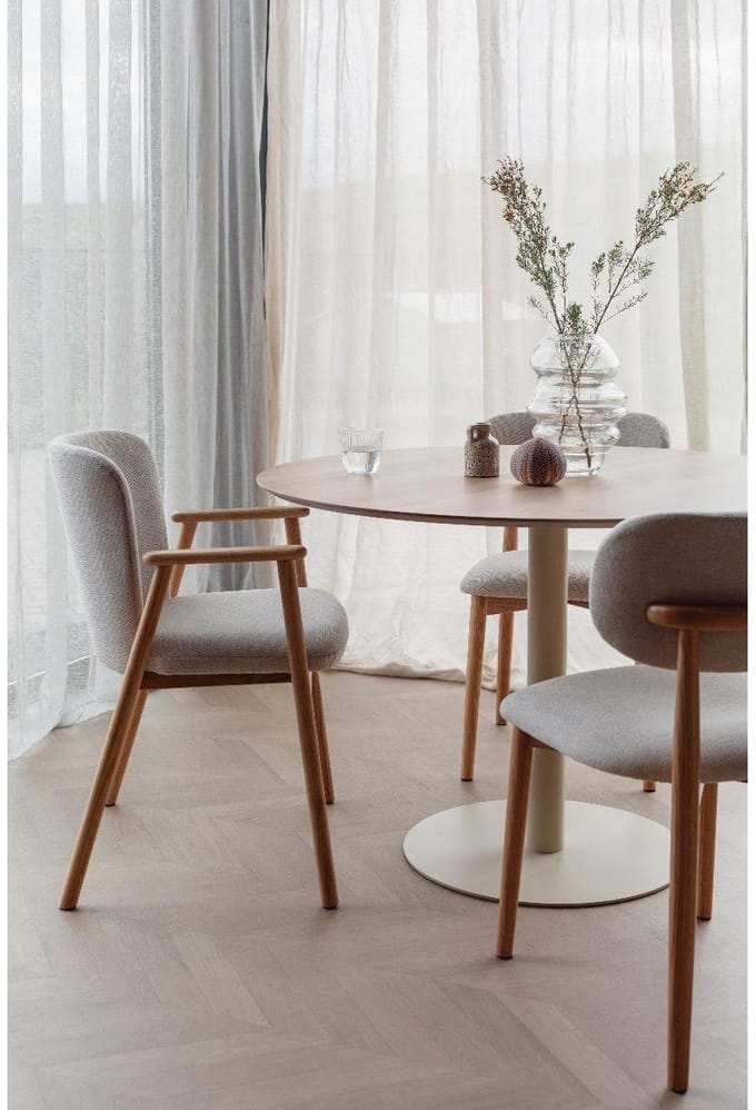 Puur - Kyle eettafel ø110 cm - naturel/beige