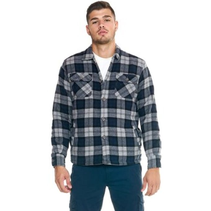 Onderhemd Leone 1947 Man Shirt With Sherpa Lifestyle