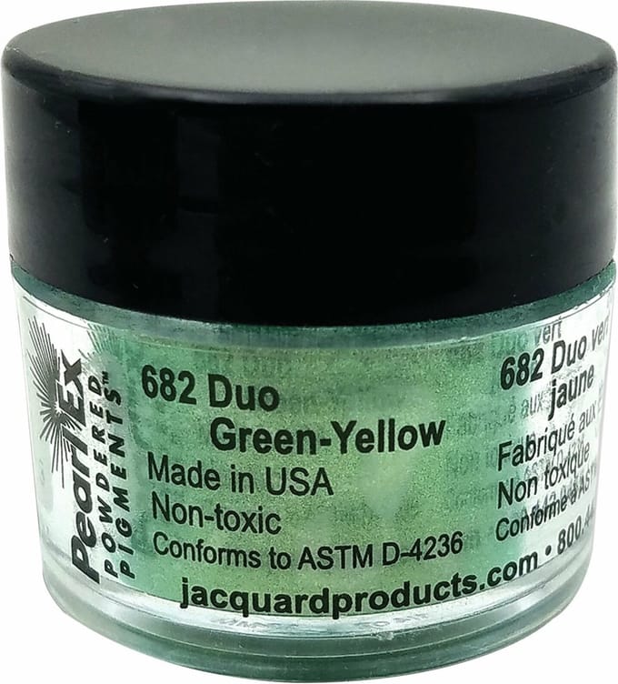 Jacquard Pearl Ex Pigment 3 gr Duo Groen Geel