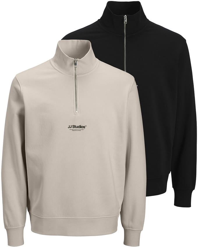 Jack & Jones Heren sweattroyer 2 pack Soho