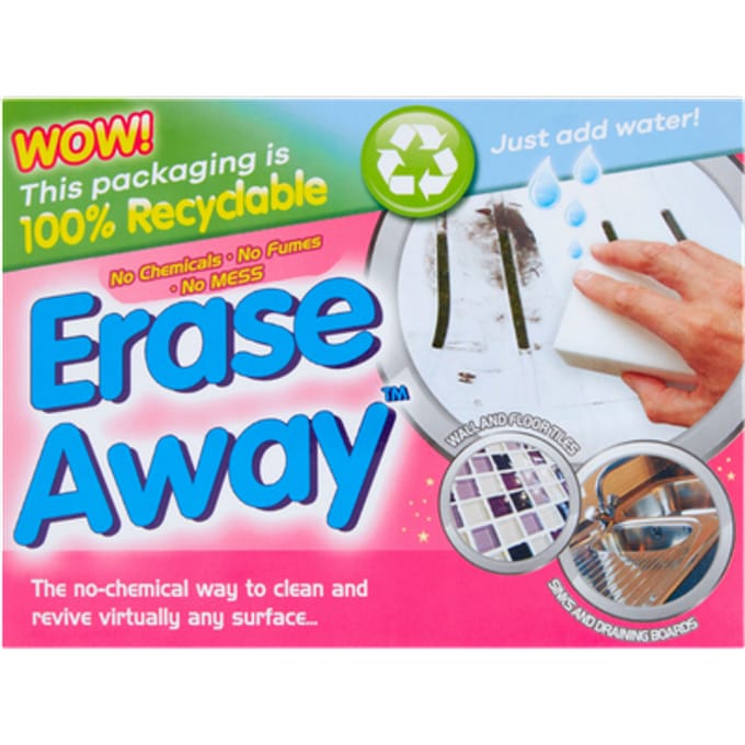 Erase Away Reinigingssponzen – 2 stuks