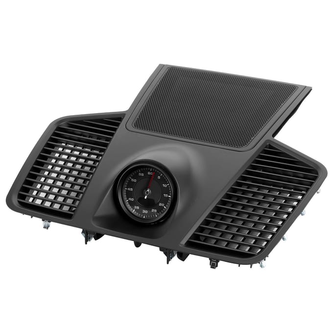 Bovenste Afdekking Dashboardpaneel met Stopwatchdecoratie Geschikt voor Cayenne 9YA 2018-2020 gray