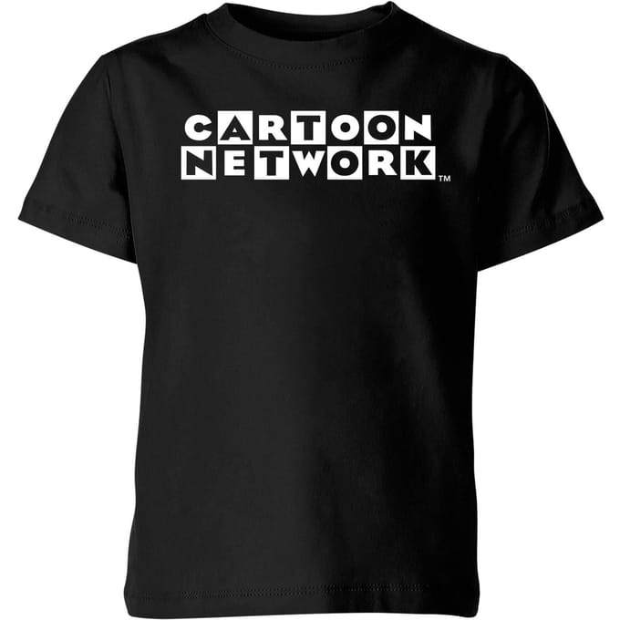 Cartoon Network Logo Kids' T-Shirt - Black - 98/104 (3-4 jaar)