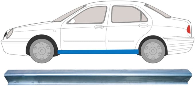 Reparatie dorpel voor Lancia Lybra 1995-2005 / Links