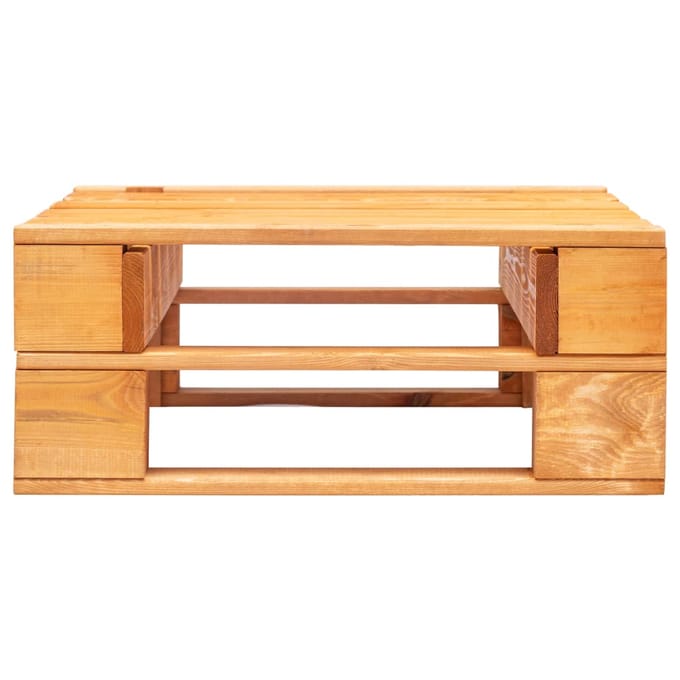 vidaXL - Tuinhocker - pallet - hout - honingbruin
