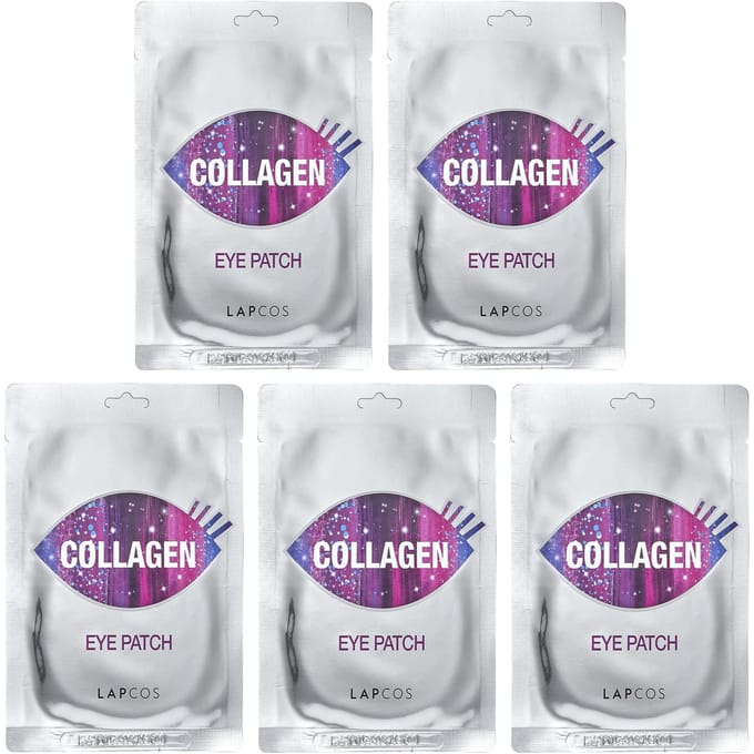 Lapcos, Patchs Beauté Collagène pour les Yeux, 5 paires, 1,4 g (0,04 oz) chaque white