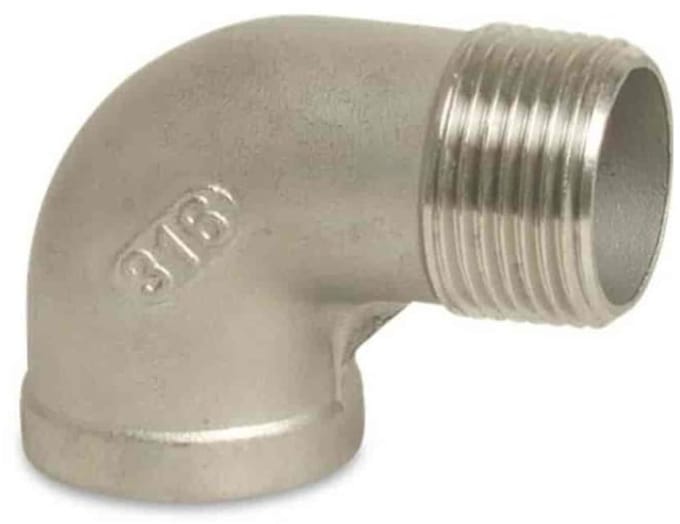 RVS Hoekstuk 90° 3/8" Draadfitting