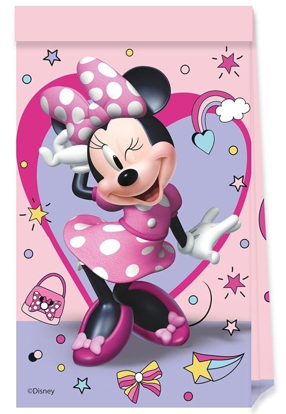Uitdeelzakjes FSC Minnie Mouse - 4 stuks