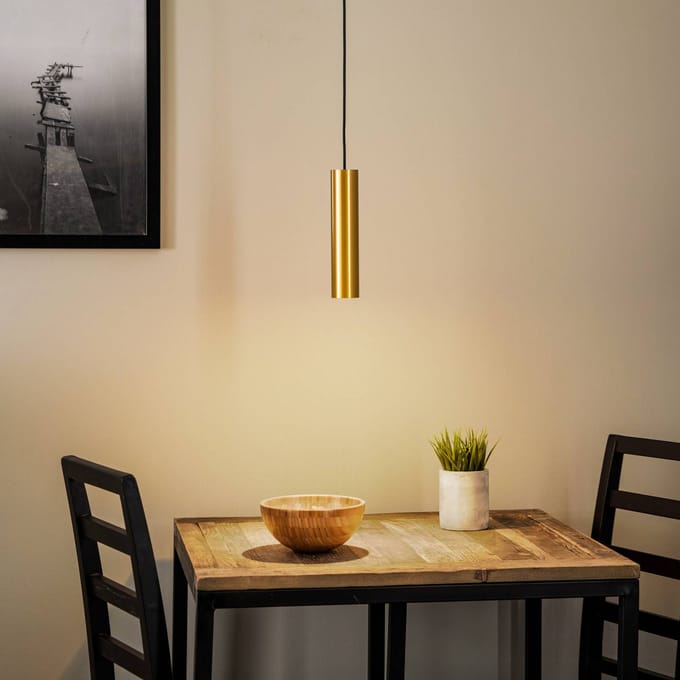 Nowodvorski Lighting Hanglamp Eye, 1-lamp, messing, kaphoogte 25 cm