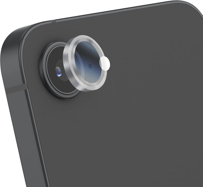Zanae, Verre Trempé Caméra Geschikt Voor iPhone 16e Fotokwaliteit Ongewijzigd, Transparant