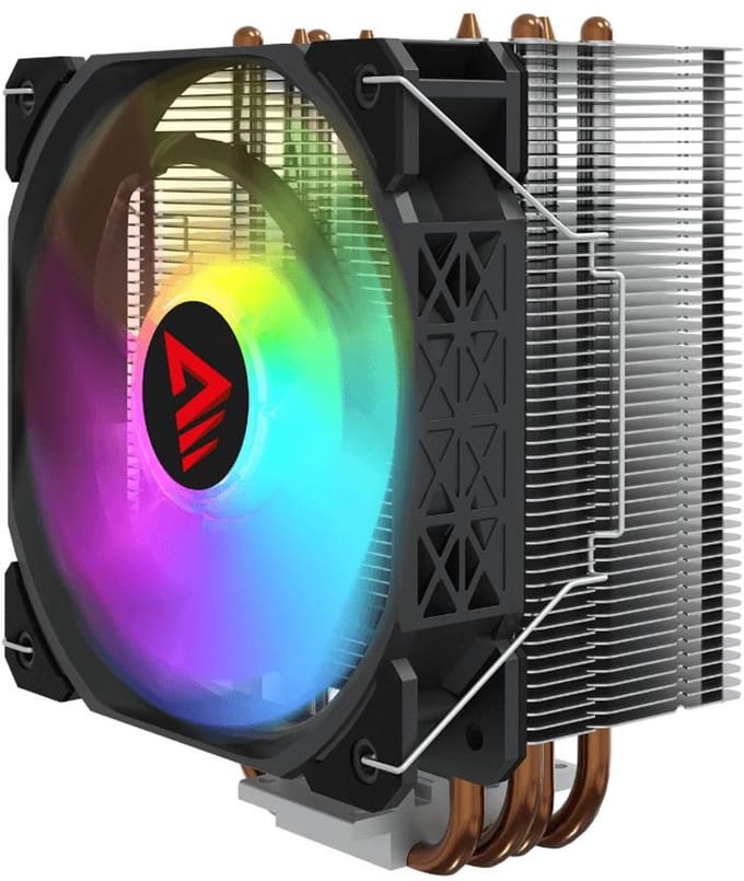 Savio Vortex X2 - CPU Koeler - ARGB - 4 Ciepłowody - 120mm Ventilator