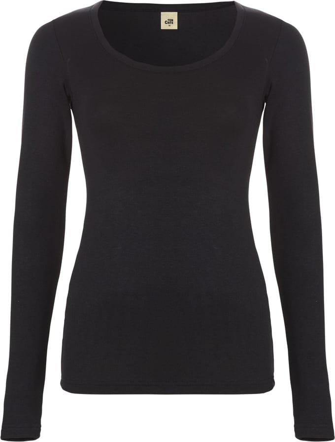 Ten Cate thermo long sleeve zwart voor Dames | Maat M