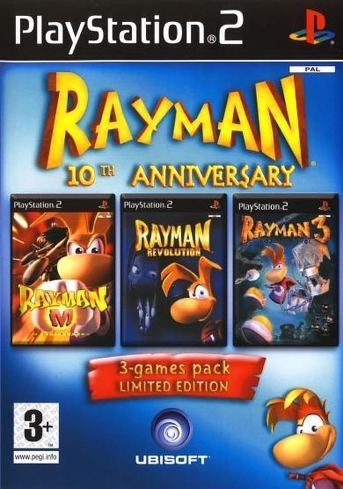 Rayman 10th Anniversary (ps2 used game)