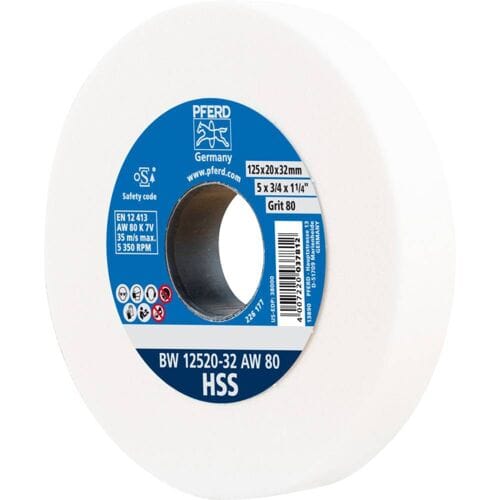 PFERD - Slijpsteen voor het scherpen van HSS-boren - BW 12520-32 AW 80 HSS