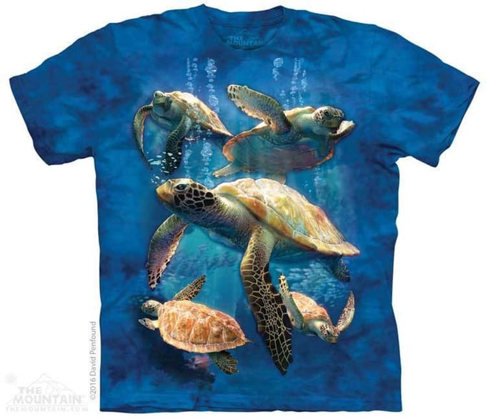 T-shirt Sea Turtle Family M