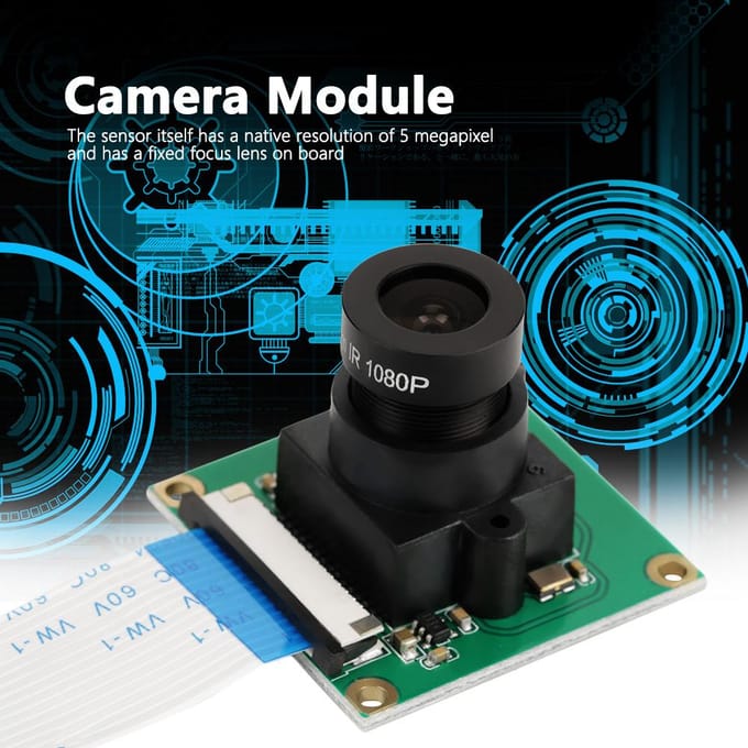 Module de caméra 5 millions de pixels 32*32 mm pour Raspberry Pi B 3 2