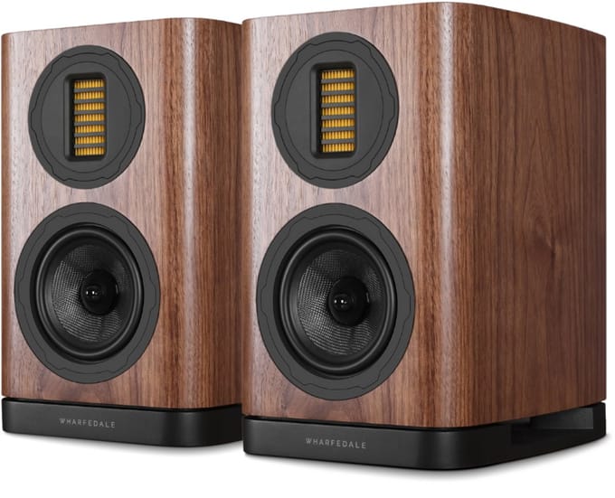 Wharfedale EVO 5.1 Boekenplank Speakers - Hifi Stereo Set - Passieve Speaker - 2-Weg Luidsprekers - Walnoot