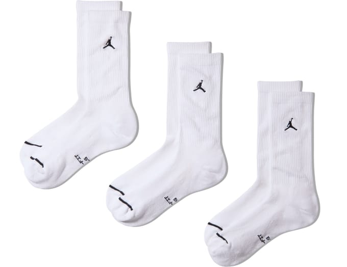 Jordan Everday Crew 3er Pack Sokken Wit K100