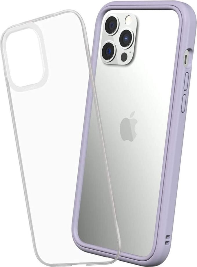 RhinoShield Mod NX Apple iPhone 12 Pro Max Hoesje Transparant/Paars