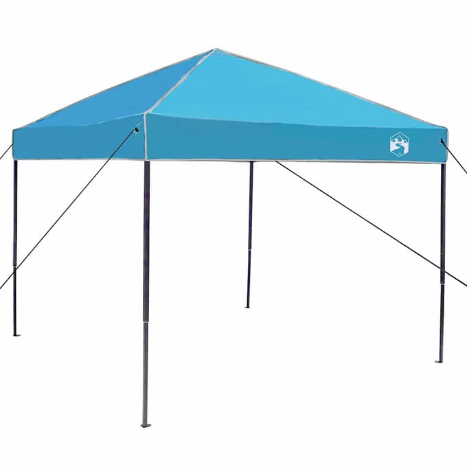 vidaXL - Luifel - Tent - 243 - x - 243 - x - 251 - cm - Blauw - Stof