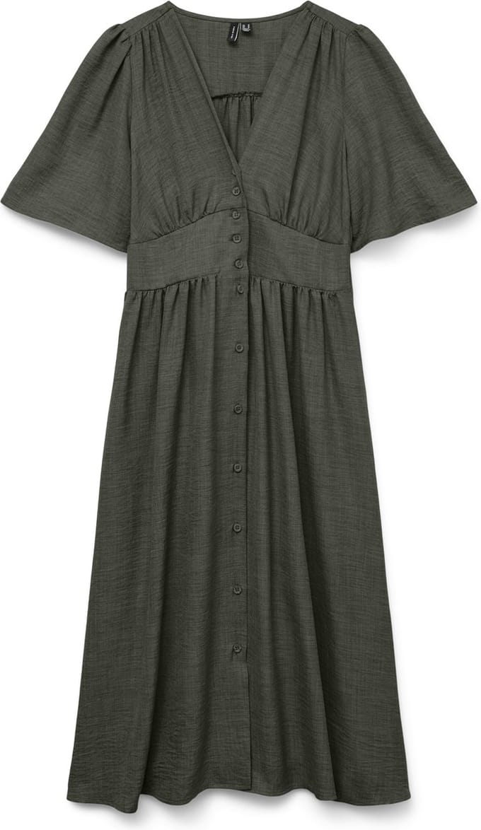 VERO MODA - VMMELANEY 2/4 BLK DRESS WVN NOOS - Dames - Mini jurken