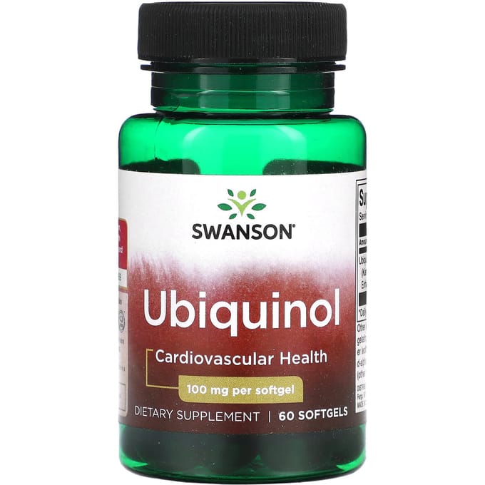 Ubiquinol, 100 mg, 60 zachte capsules