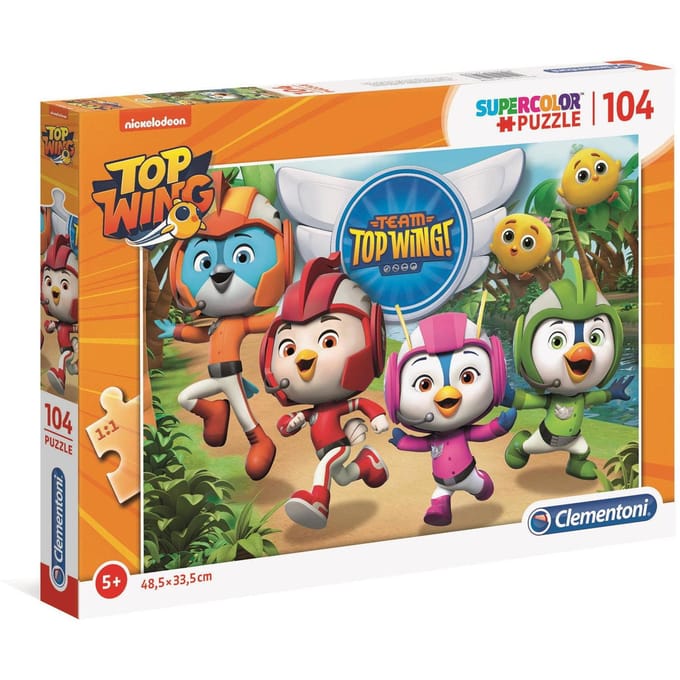 Clementoni, Top Wing, Puzzel, 27128, Unisex, 5+ jaar, 104