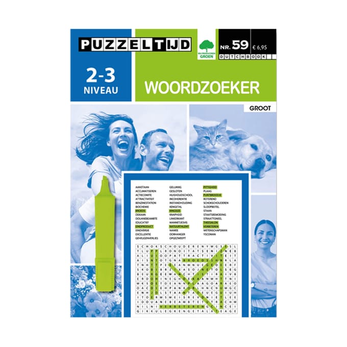 Puzzelboeken woordzoeker 4 assorti