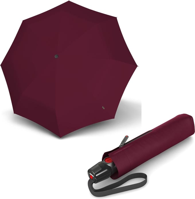 Knirps T.200 M Duomatic - Zakparaplu Regenschirm (bordeaux)