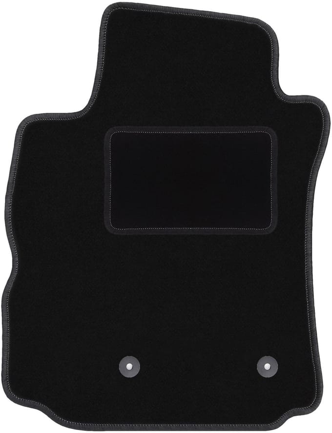 Bestuurdersmat zwart voor: Renault Modus minivan (2004-2012)