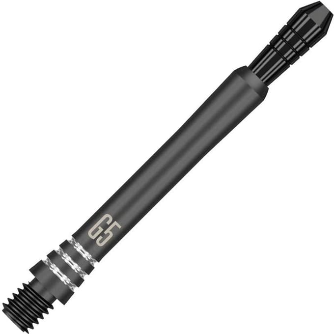 Black Titanium Dartpijlschachten Set - Sterk & Gripvast