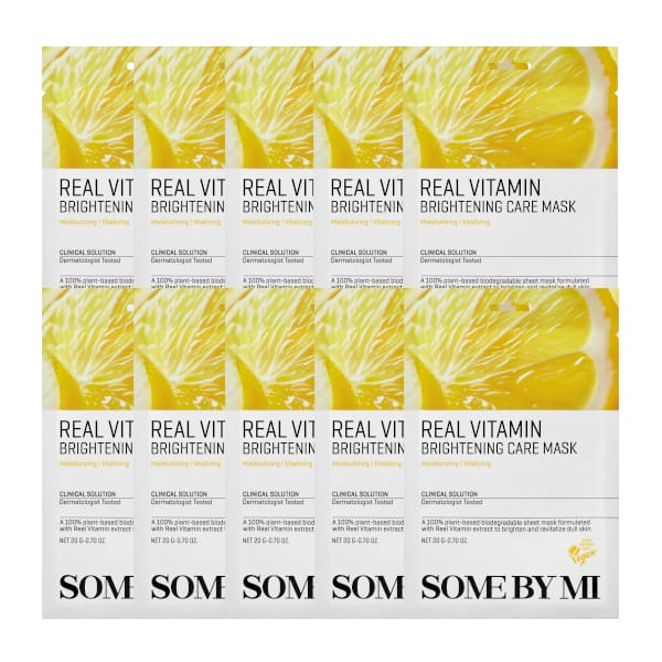 SOME BY MI - Real Vitamin Brightening Care Mask - 10stukken