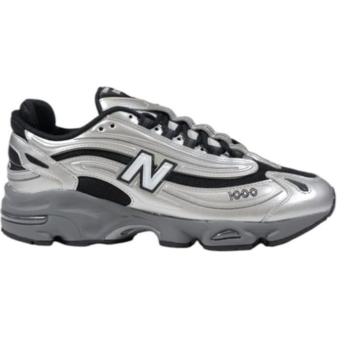1000 Metallic Silver Sneakers