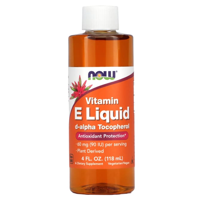 NOW Foods, Natural-E vloeibaar, 4 fl oz (120 ml)