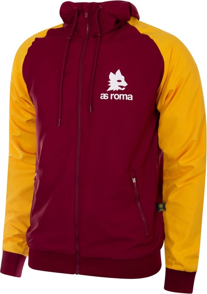COPA - AS Roma 1987 - 89 Retro Windbreaker - Heren - Rood - M