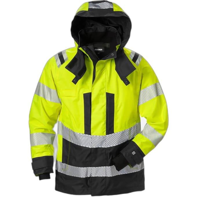Fristads Hi Vis Airtech® Shelljack Dames Klasse 3 4518 Gtt - Hi-Vis geel/zwart - S